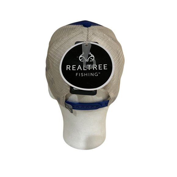 Memphis Tigers Colosseum Blue Mesh Fishing RealTree Trucker SnapBack Hat Cap New - Picture 5 of 9